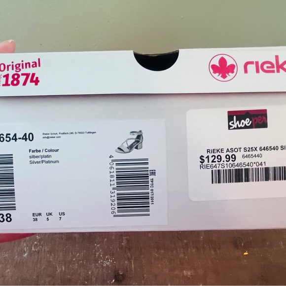 Rieker Women's Elegant White Heels - Picture 10 of 11